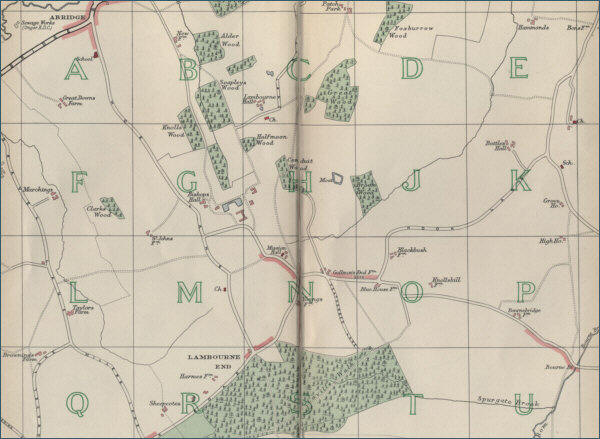 Map of Abridge, London